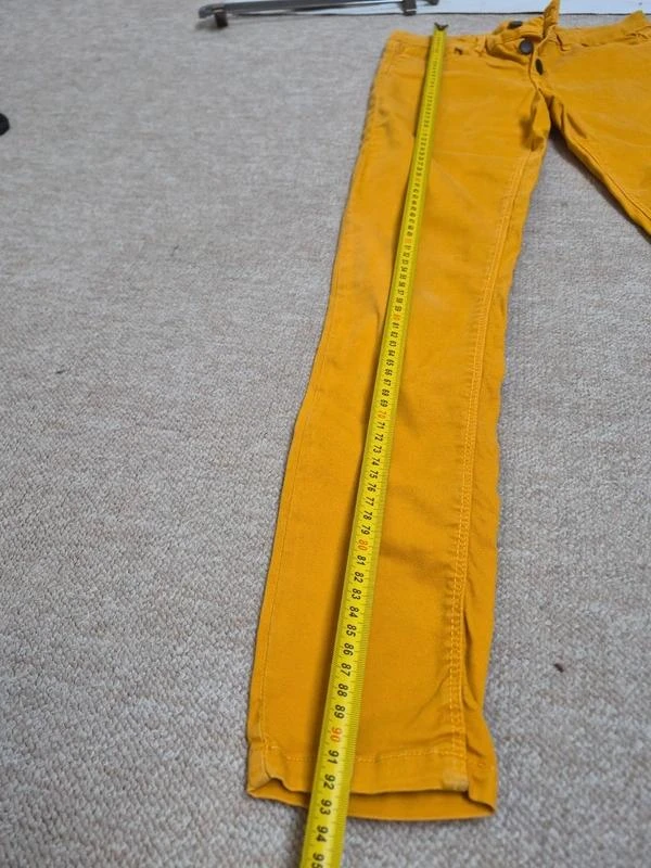 Kiabi Jean Skinny Amarelo Mostarda Tamanho 36 – photo 4